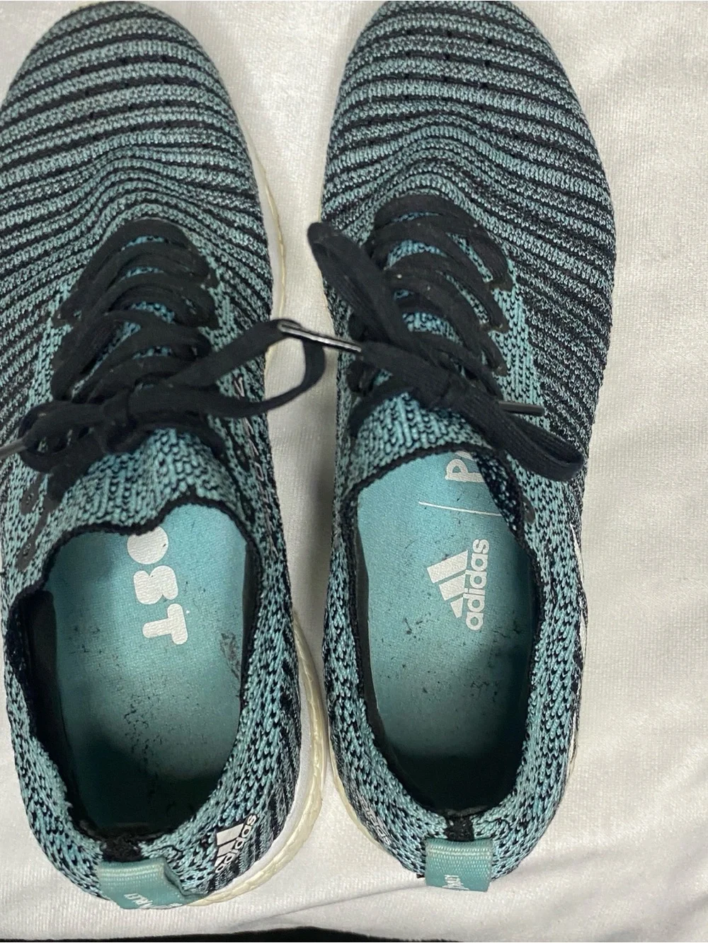 Adidas Adizero Prime LTD Black Blue Spirit Boost Men's Size 9.5 D97654 Running